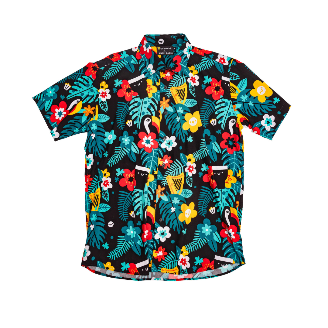 Guinness Storehouse Hawaiian Style Shirt designed by Kathi Burke.