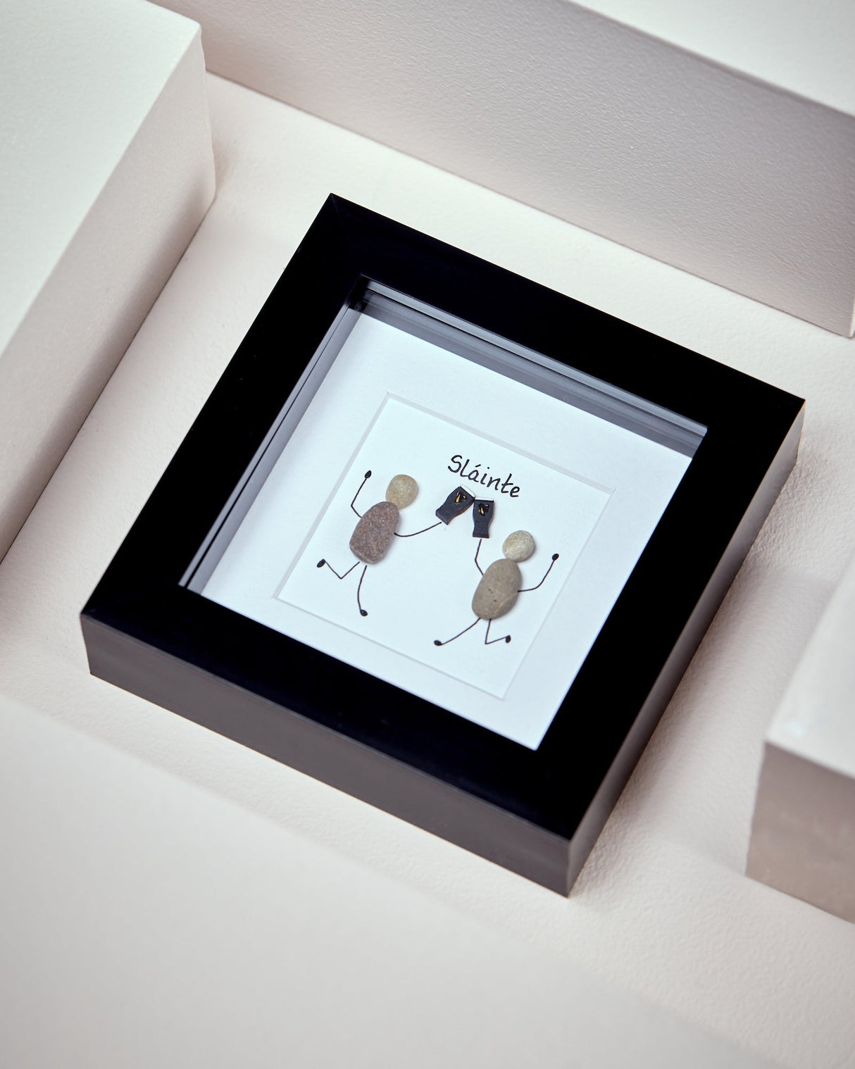 Framed Pebble Art - Slainte by Simple Mourne