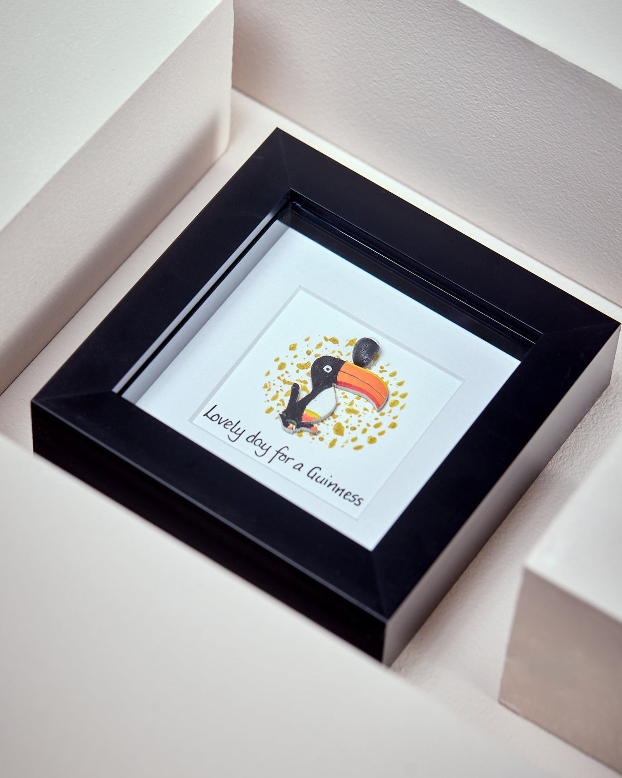 Framed Pebble Art - Lovely Day by Simple Mourne