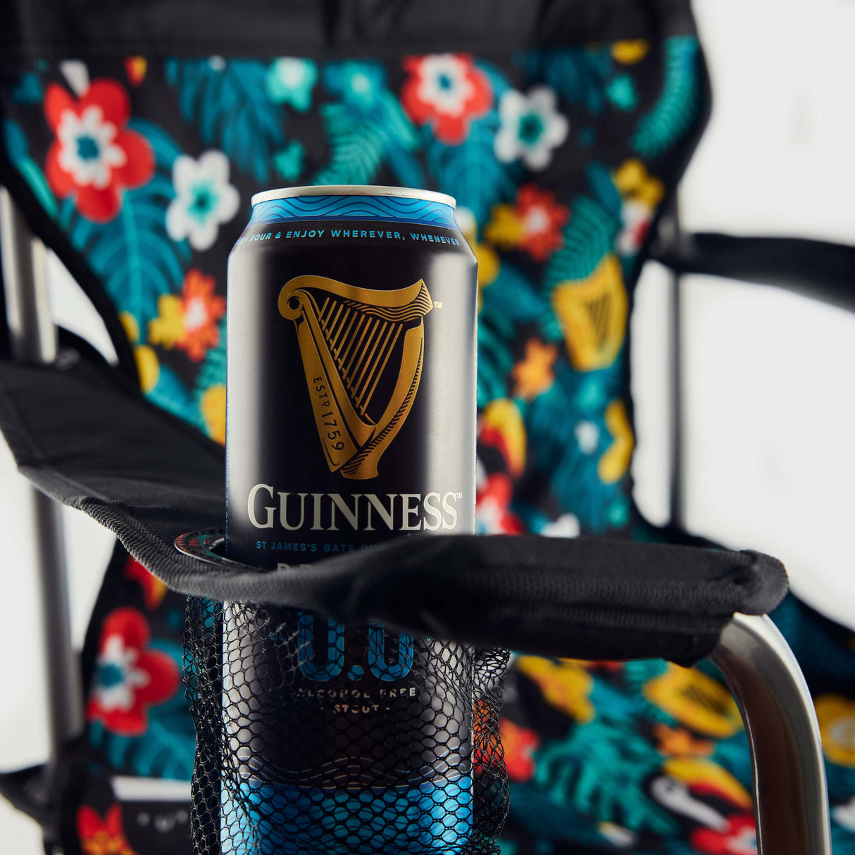 Cup/Can Holder on arm of chair