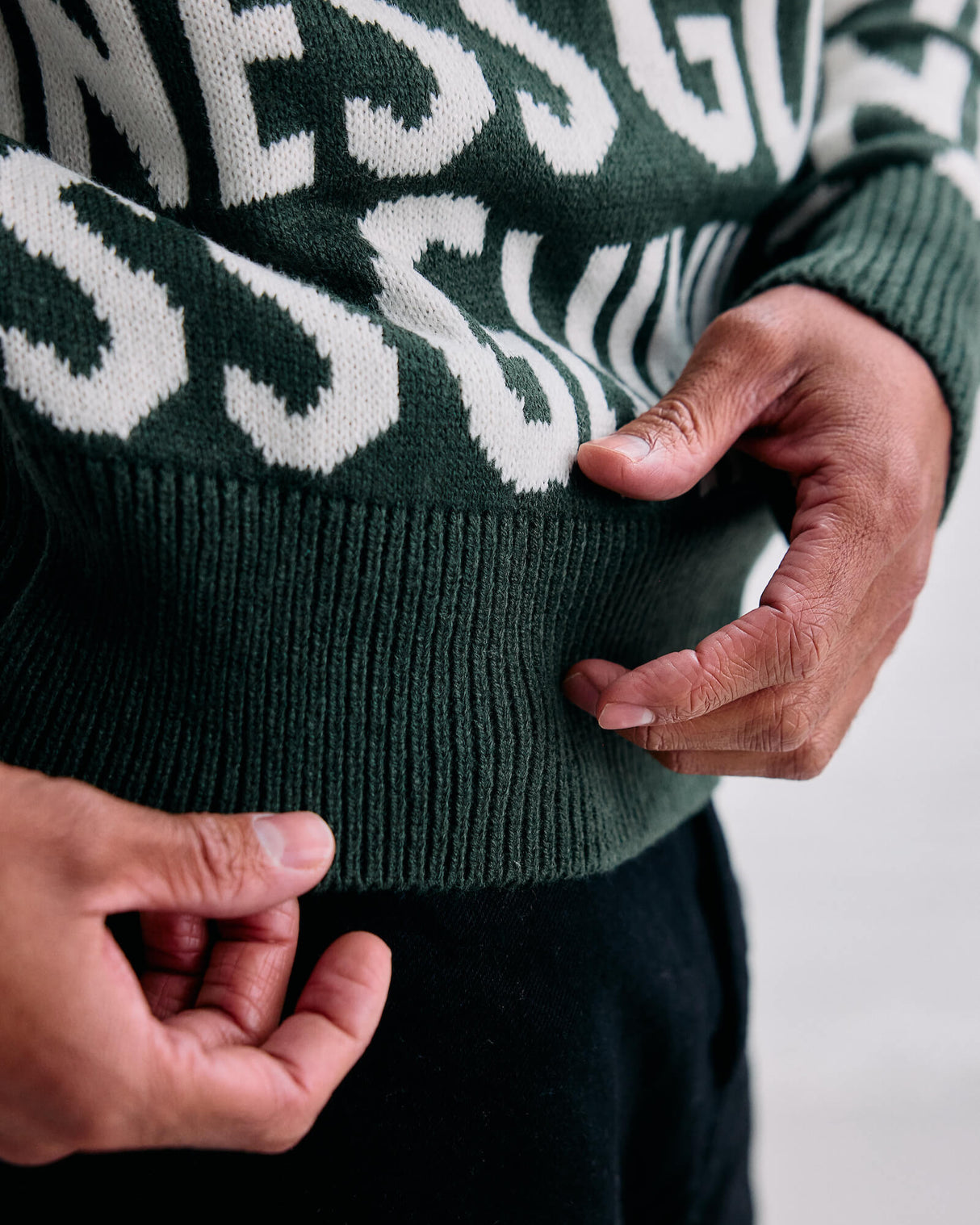 Guinness Green Logo Knitted Jumper