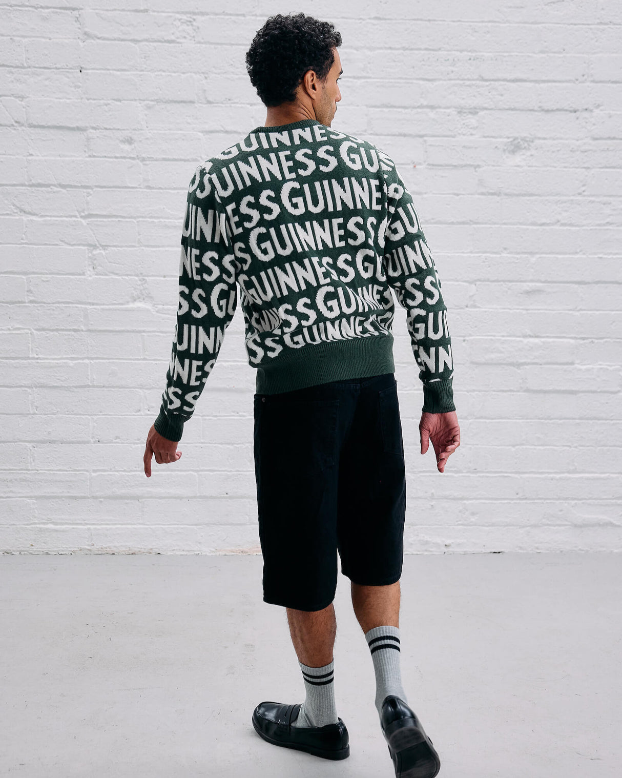 Guinness Green Logo Knitted Jumper
