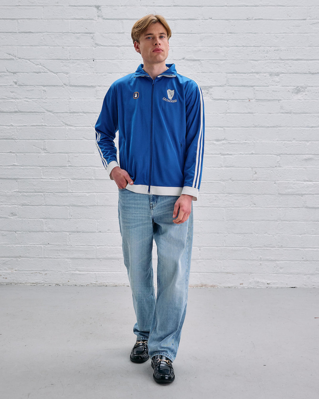 Guinness Time Blue Full Zip Sweatshirt