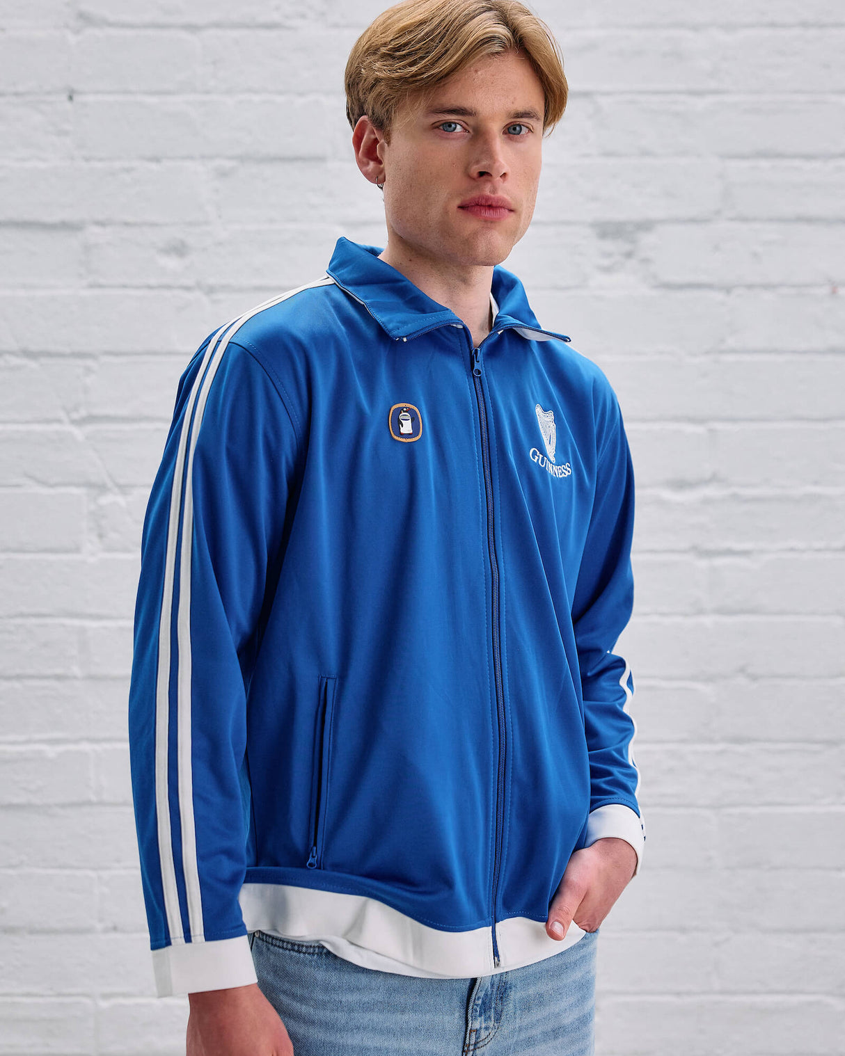 Guinness Time Blue Full Zip Sweatshirt