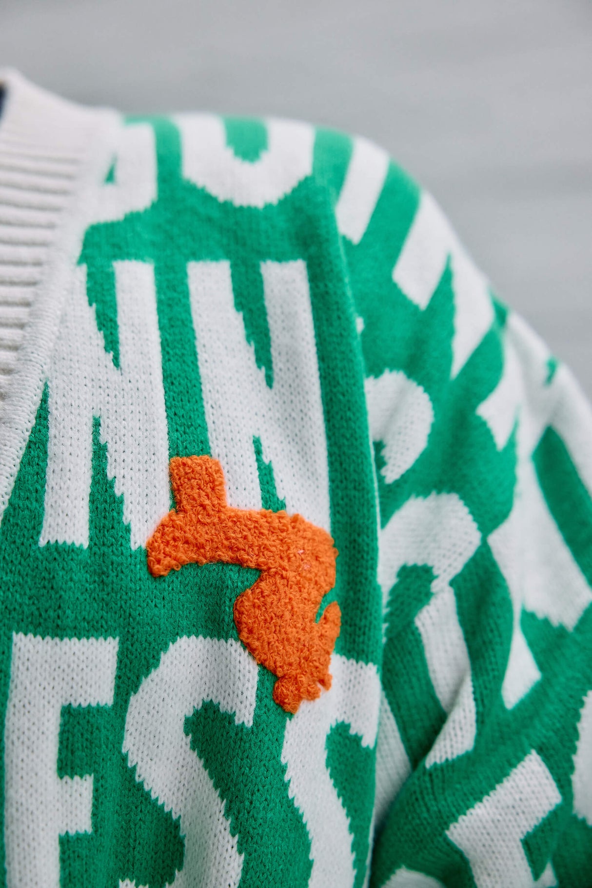 Guinness Green Lovely Day Knitted Cardigan