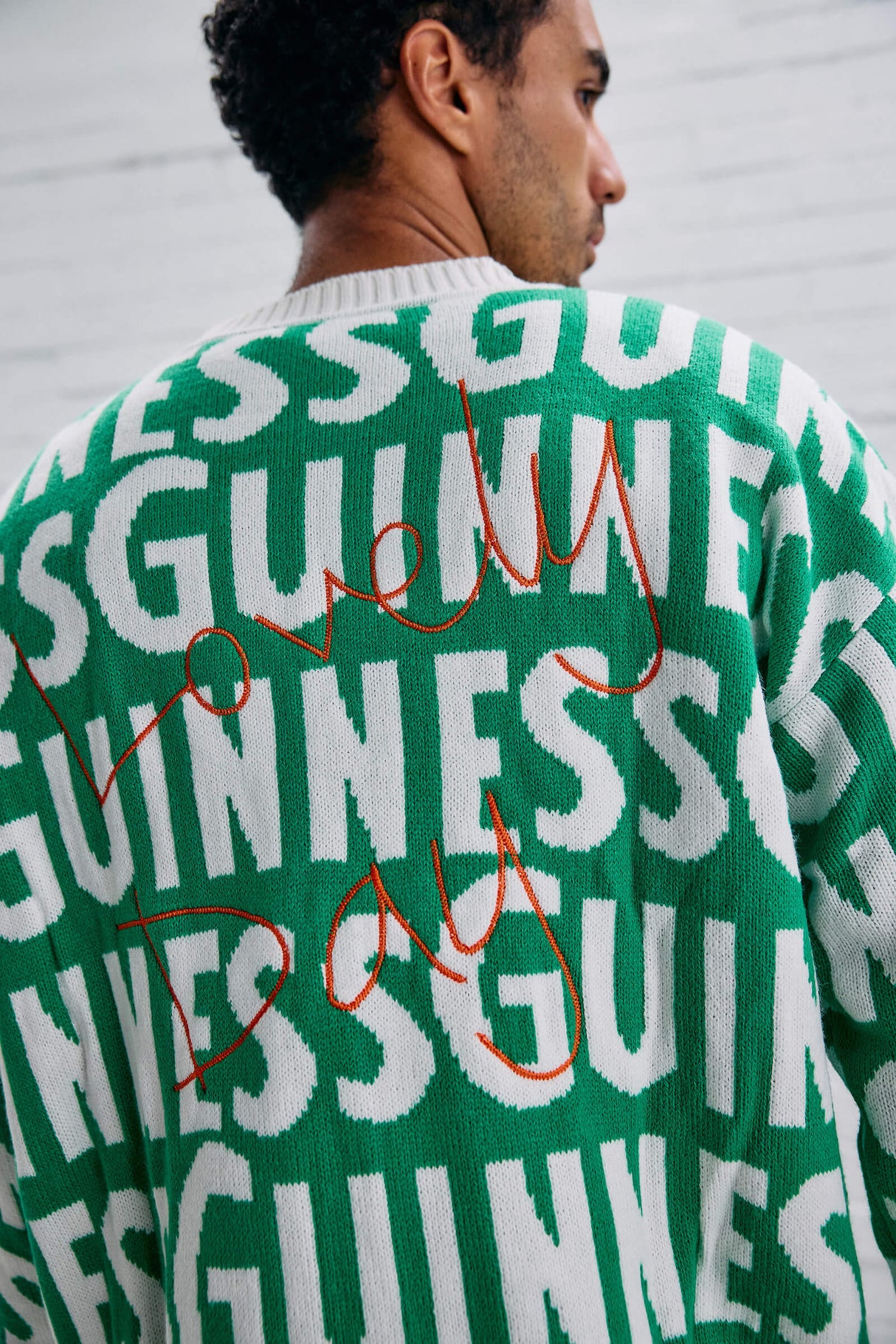 Guinness Green Lovely Day Knitted Cardigan