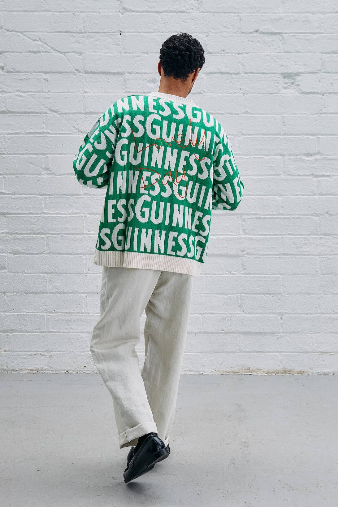 Guinness Green Lovely Day Knitted Cardigan