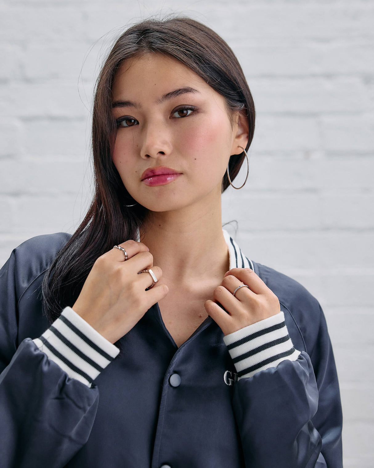 Guinness Hand Drawn Toucan Grey Varsity Jacket