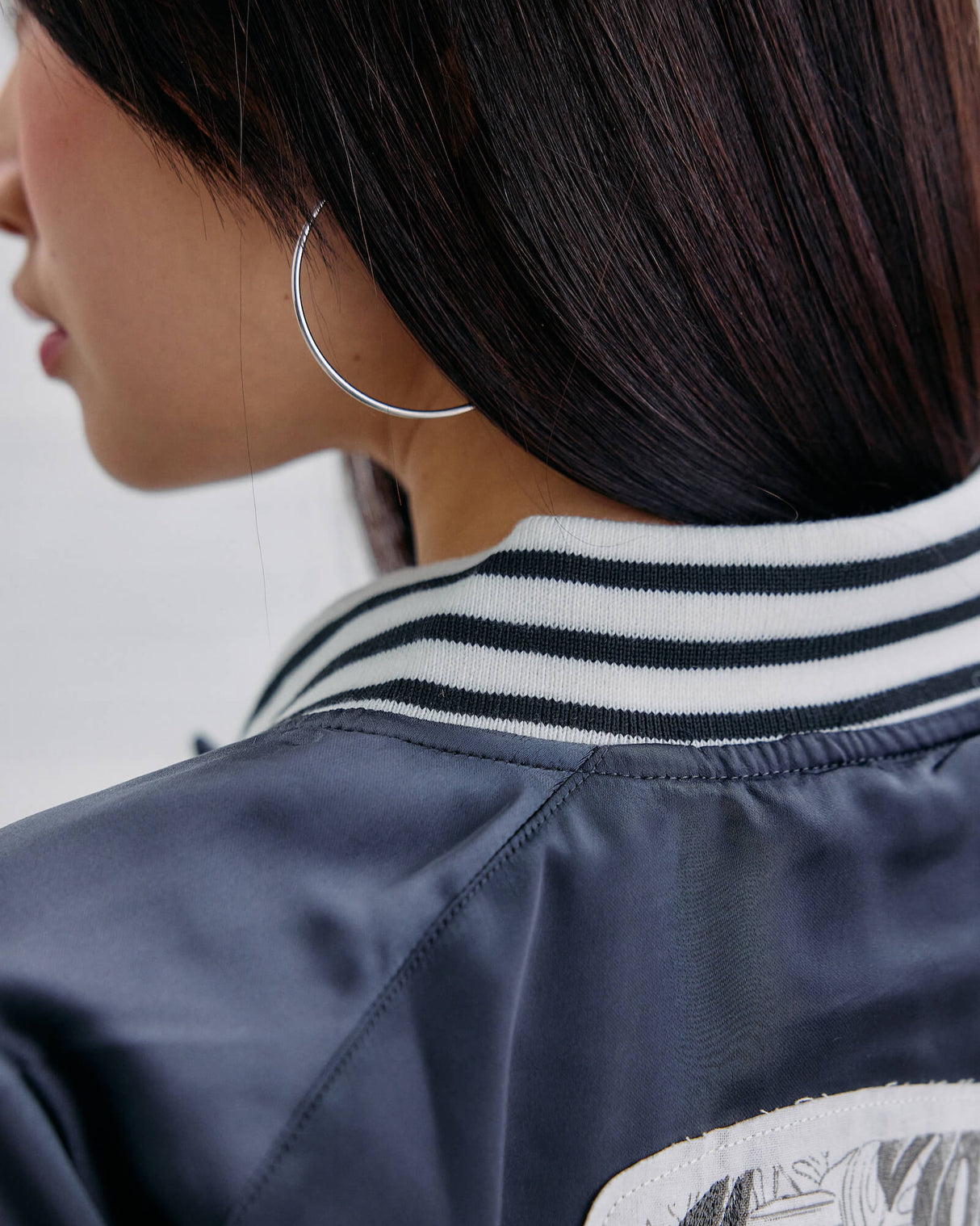 Guinness Hand Drawn Toucan Grey Varsity Jacket