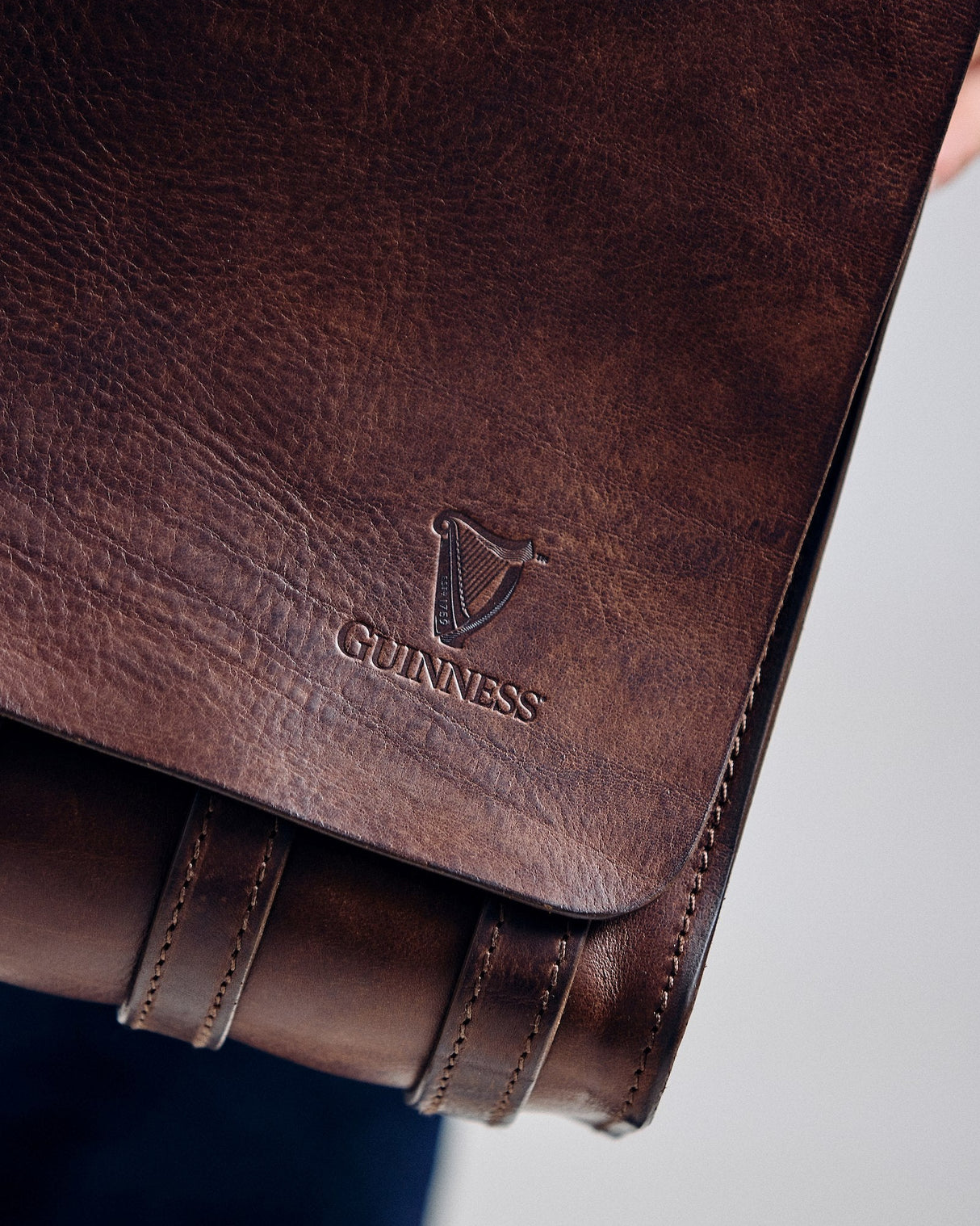 De Bruir Guinness Leather Laptop Bag
