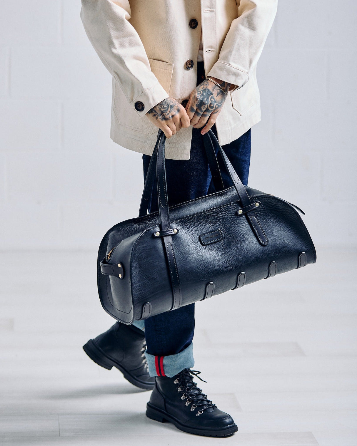 De Bruir Guinness Leather Sports Bag