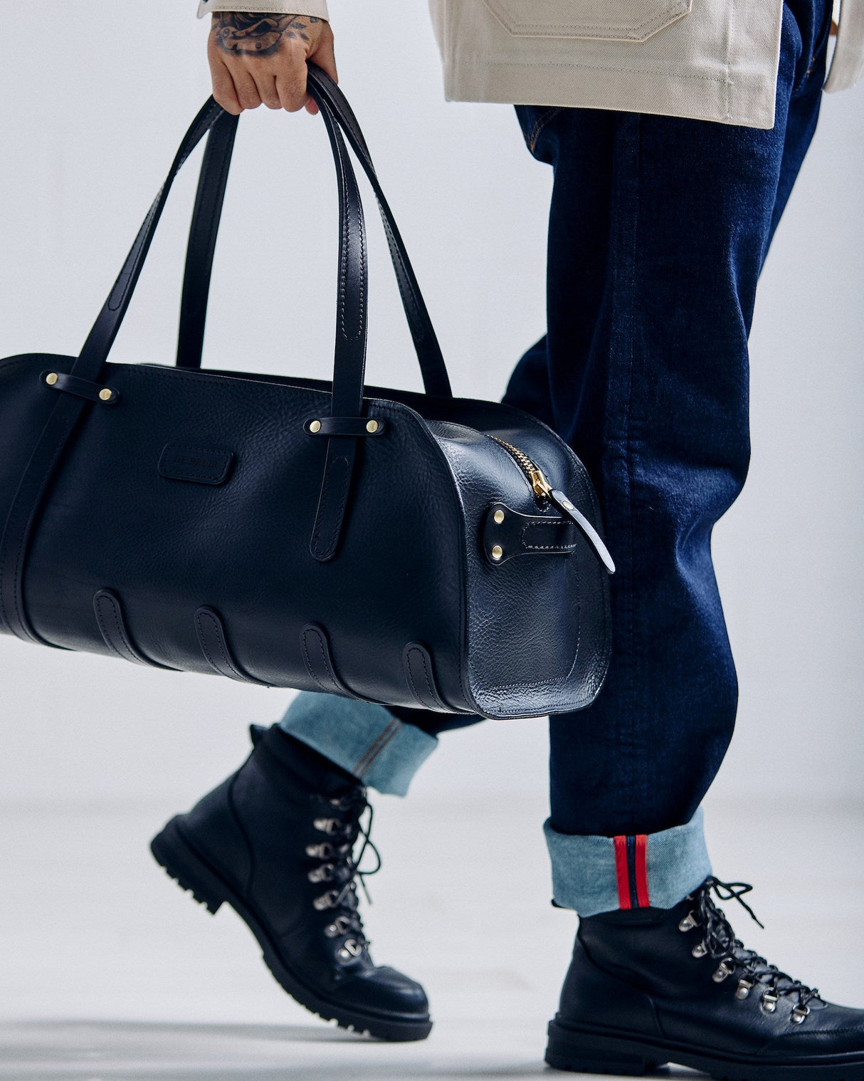 De Bruir Guinness Leather Sports Bag