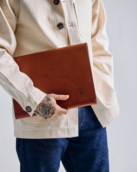 De Bruir Guinness Leather A4 Folder
