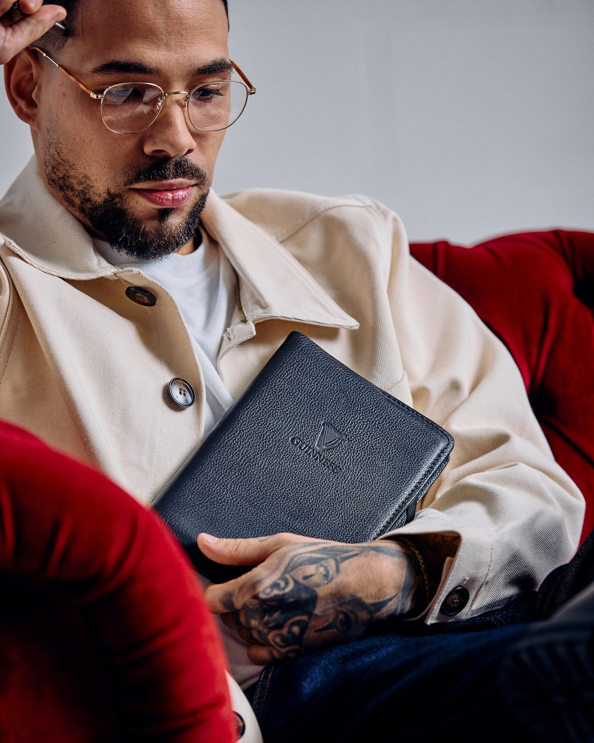 De Bruir Guinness Leather A5 Notebook