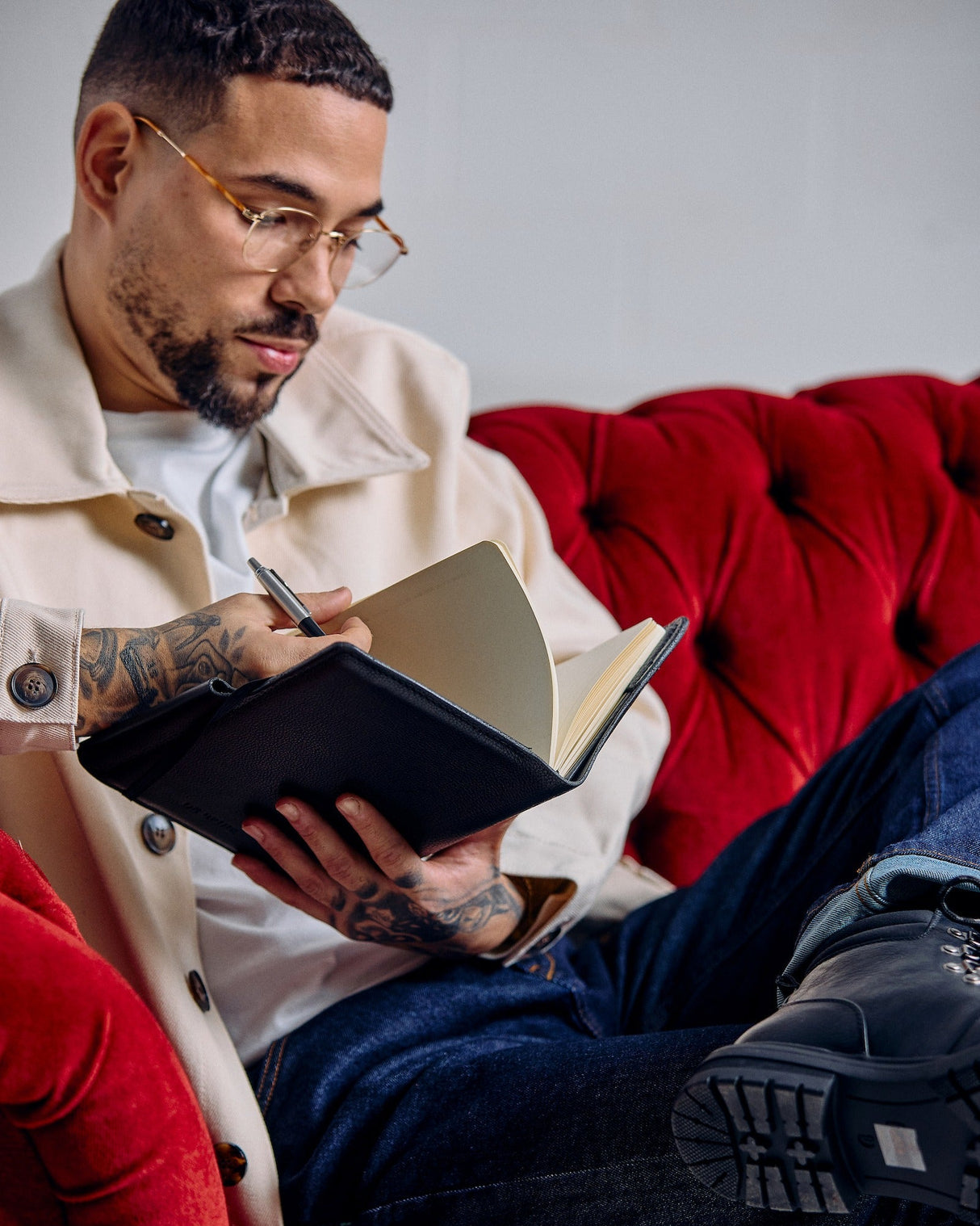 De Bruir Guinness Leather A5 Notebook