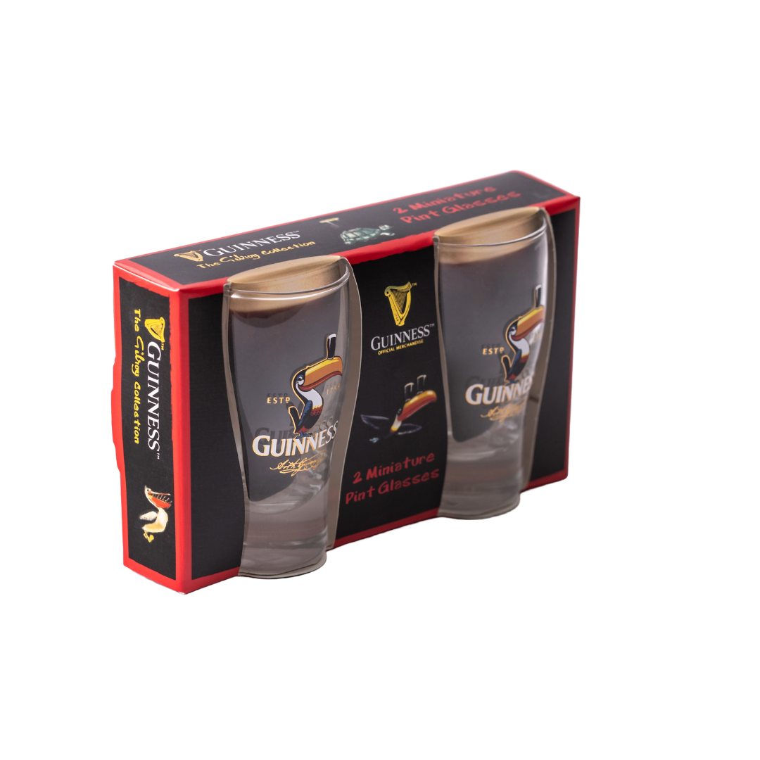 Guinness Toucan Mini Pint Glasses