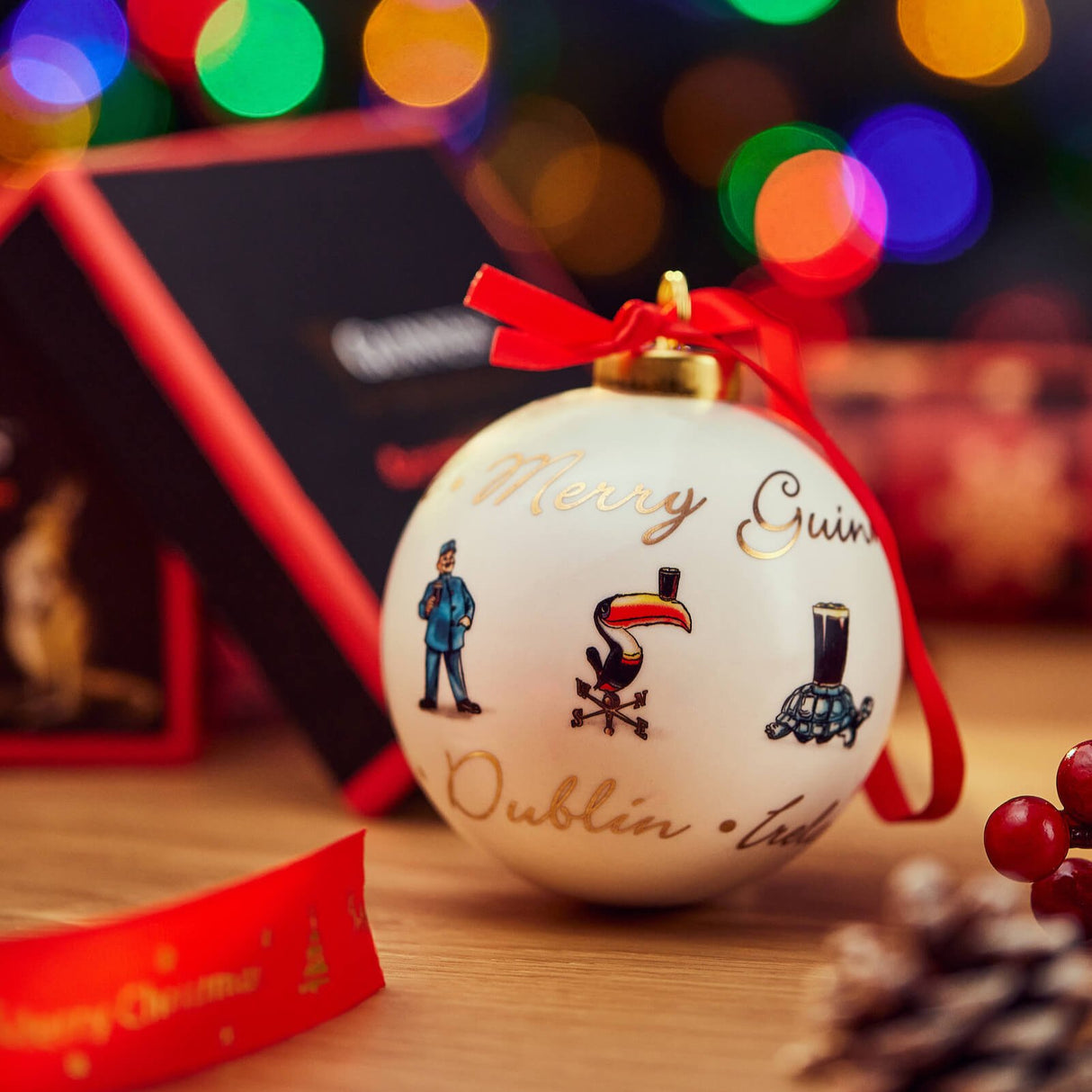 Guinness Gilroy Ceramic Christmas Bauble