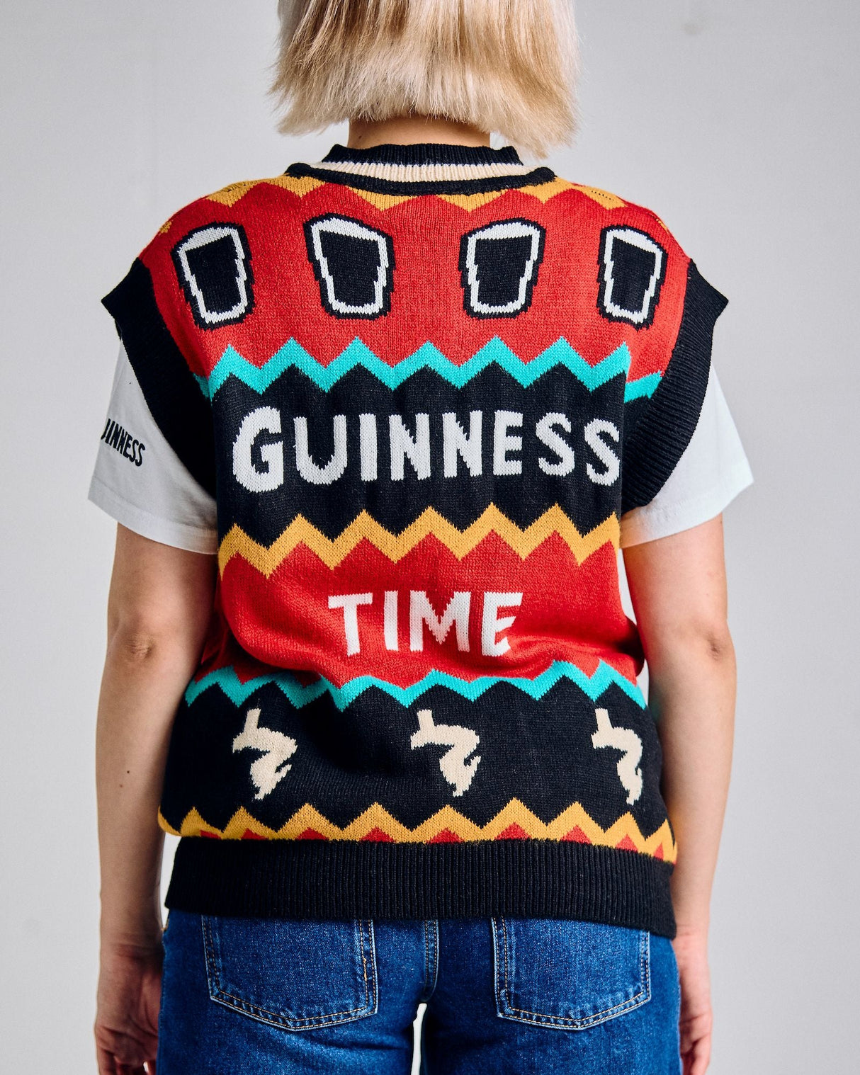 Red Guinness Time Christmas Tank Top