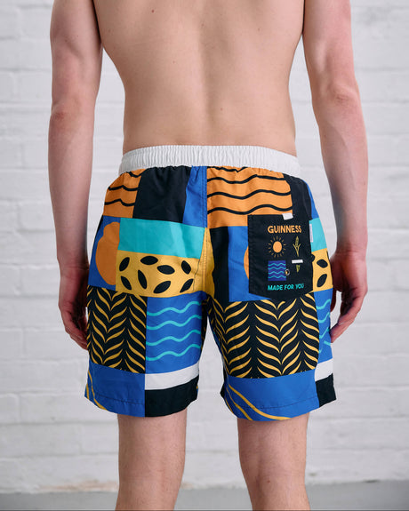 Model wearing the Guinness Element Swim Short.