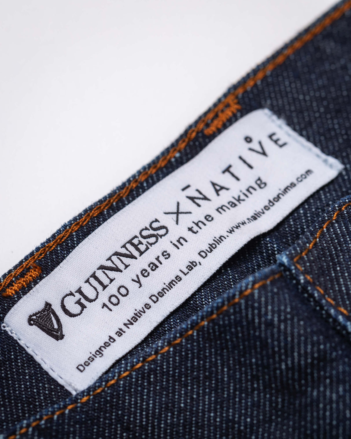 Guinness x Native Denims Blue Jeans