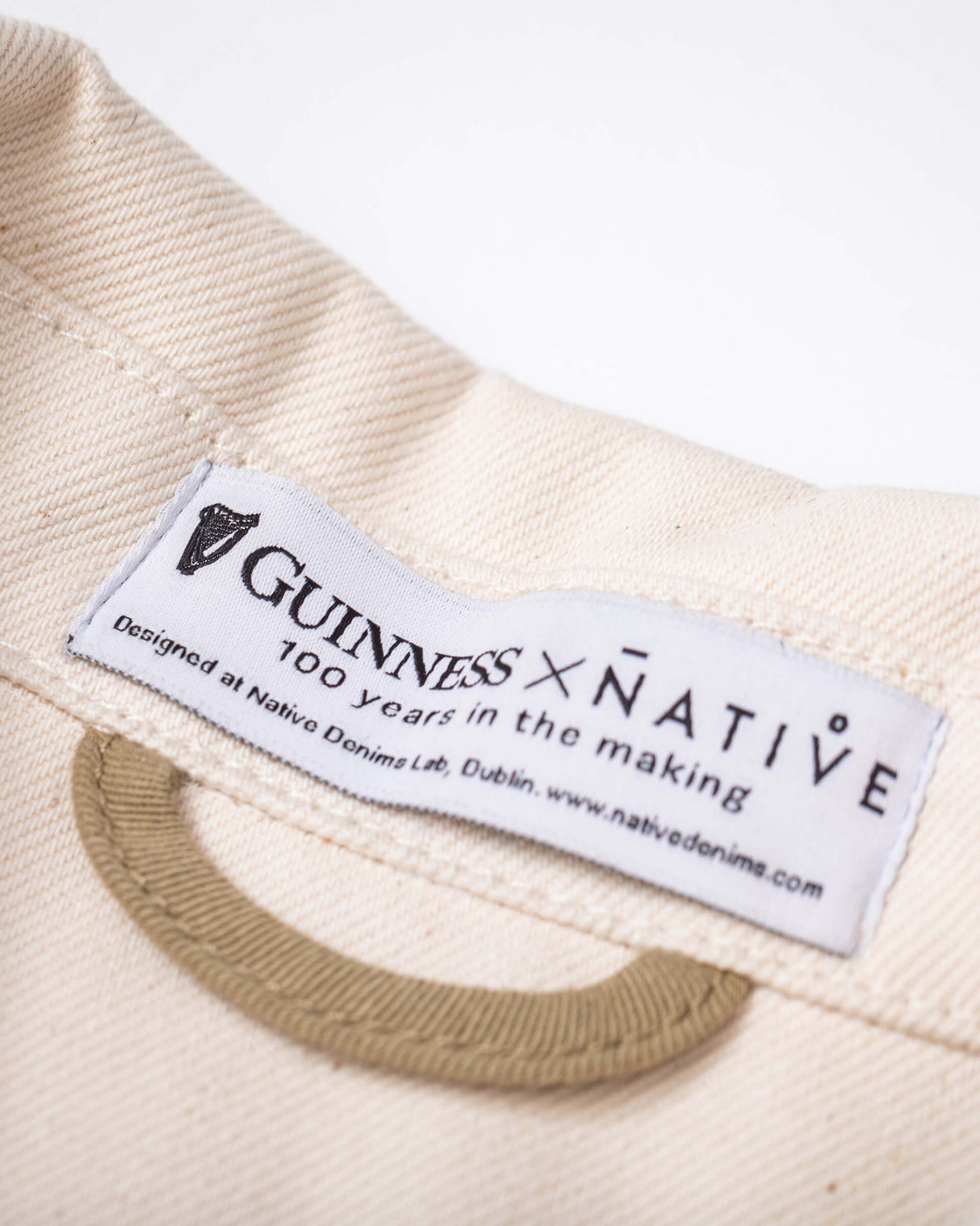 Guinness x Native Denims White Chore Coat