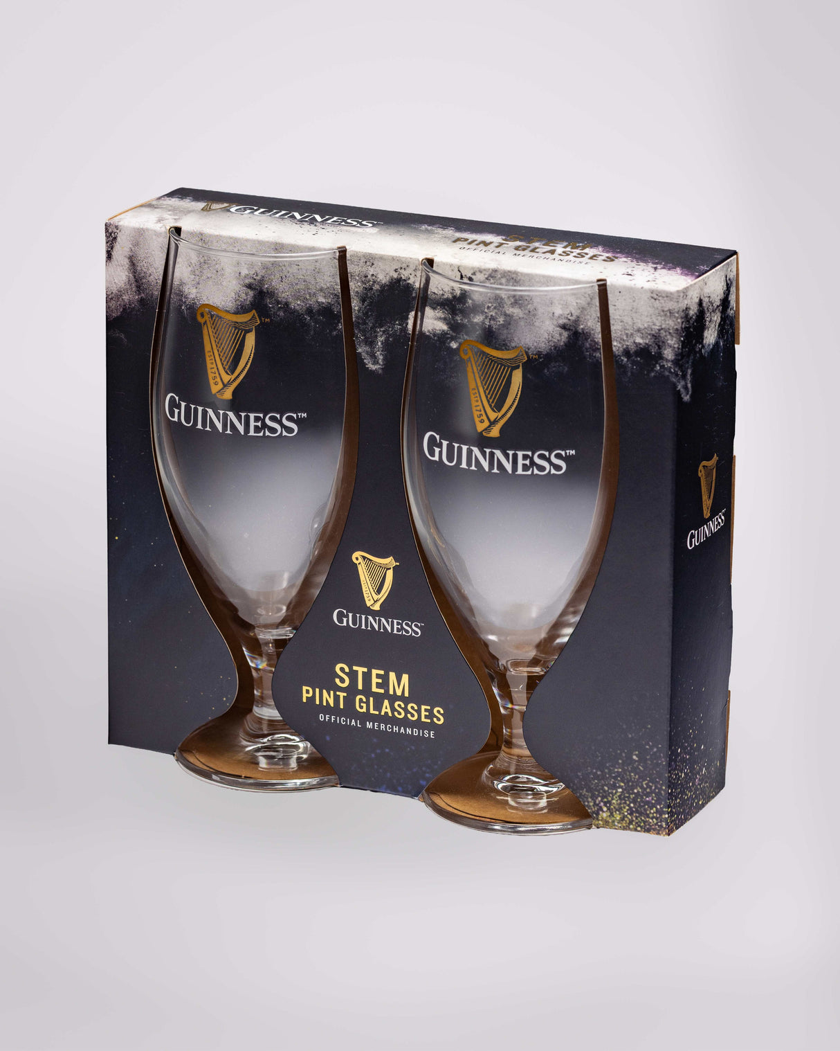 Guinness 2pk Pint Stem Glass