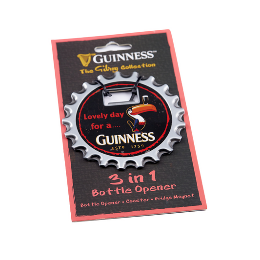 Guinness Toucan 3 in 1 bottle opener