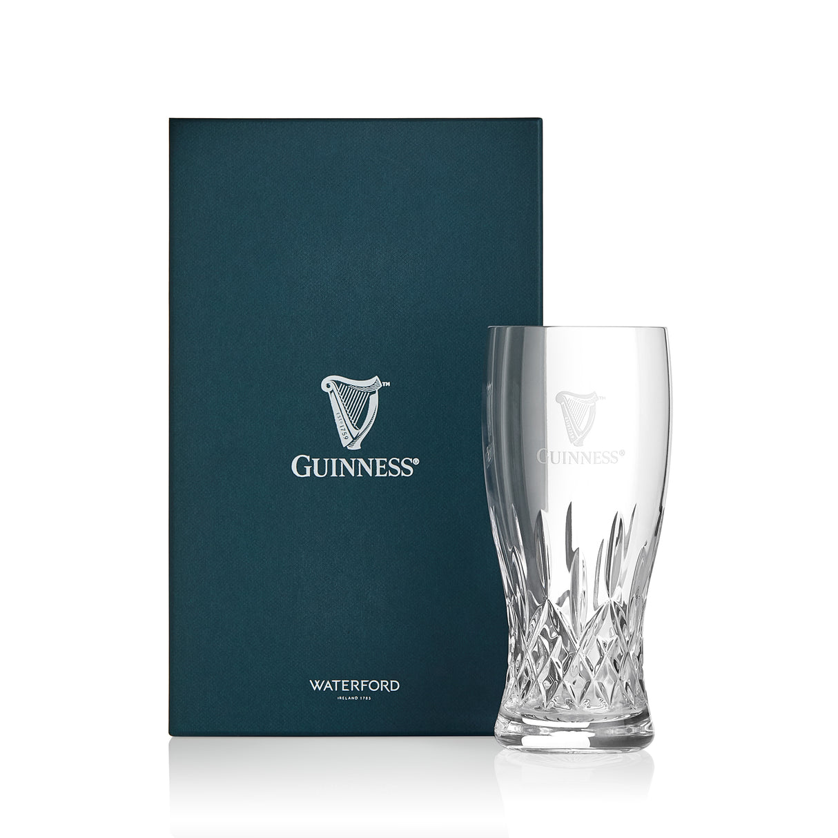 Image of Guinness Waterford Crystal Pint Glass with Gift Box