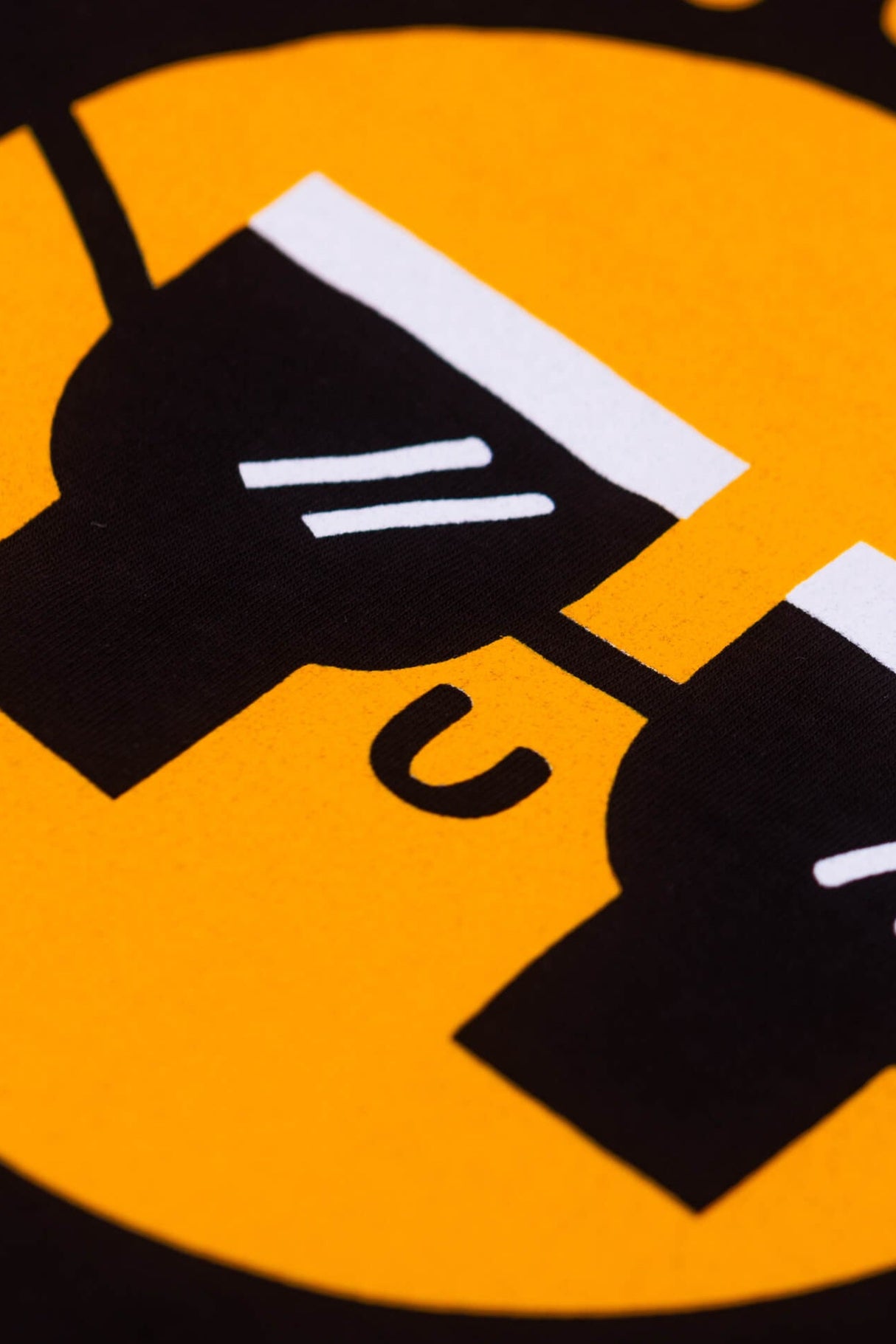 Lovely Day for a Guinness black t-shirt designed by Fatti Burke for Guinness Storehouse Exclusive, detail of the artwork at the back of the shirt