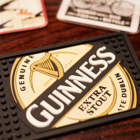 Guinness Storehouse Exclusive bar mat for your home bar kit.