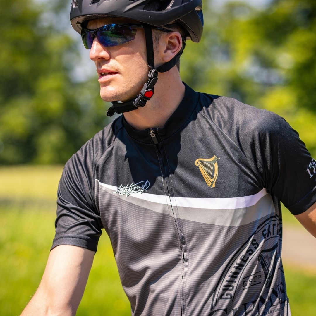 Black & Grey Guinness Exclusive Cycling Jersey – Guinness Storehouse