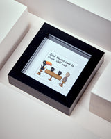 Framed Pebble Art - Good Things by Simple Mourne