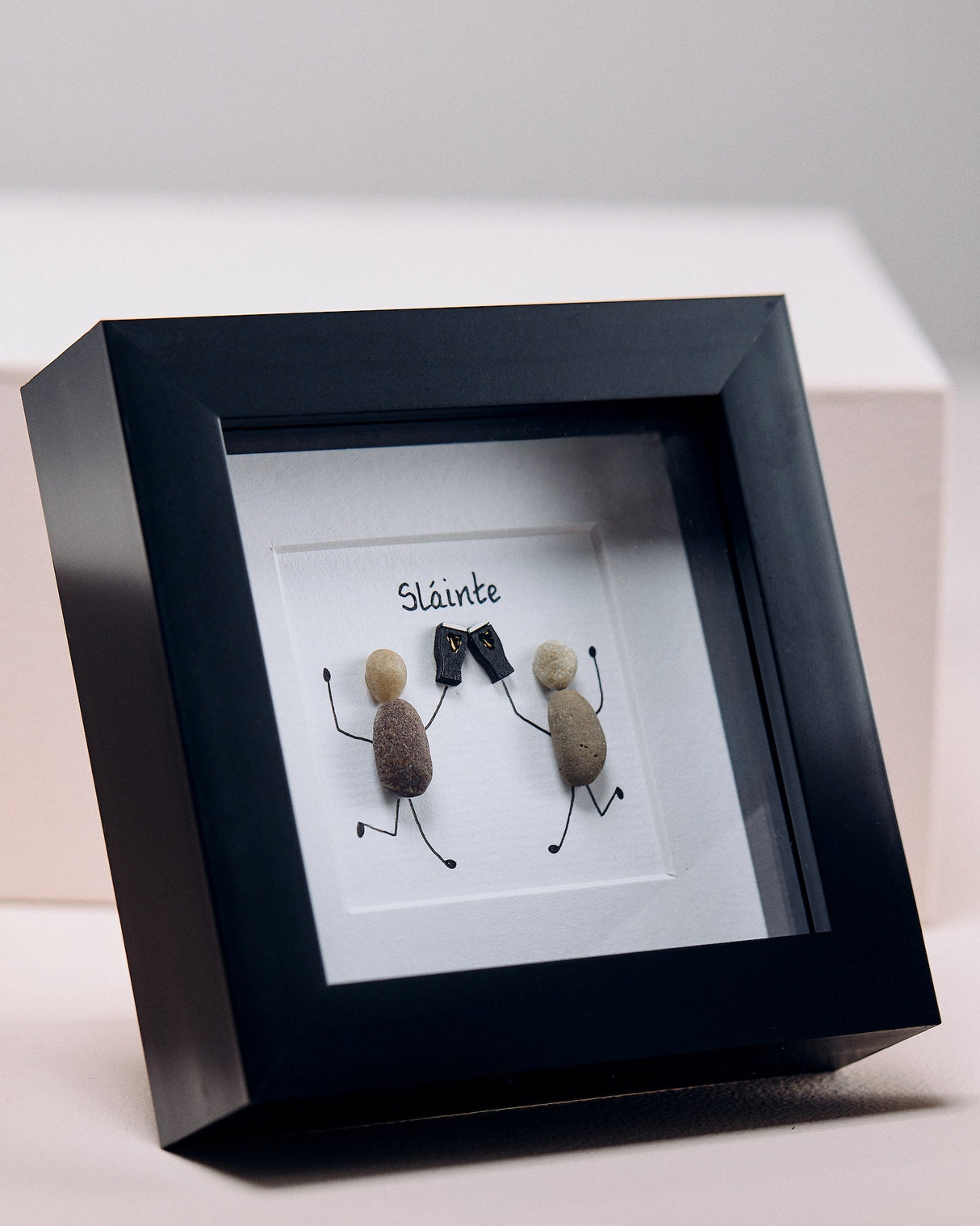 Framed Pebble Art - Slainte by Simple Mourne