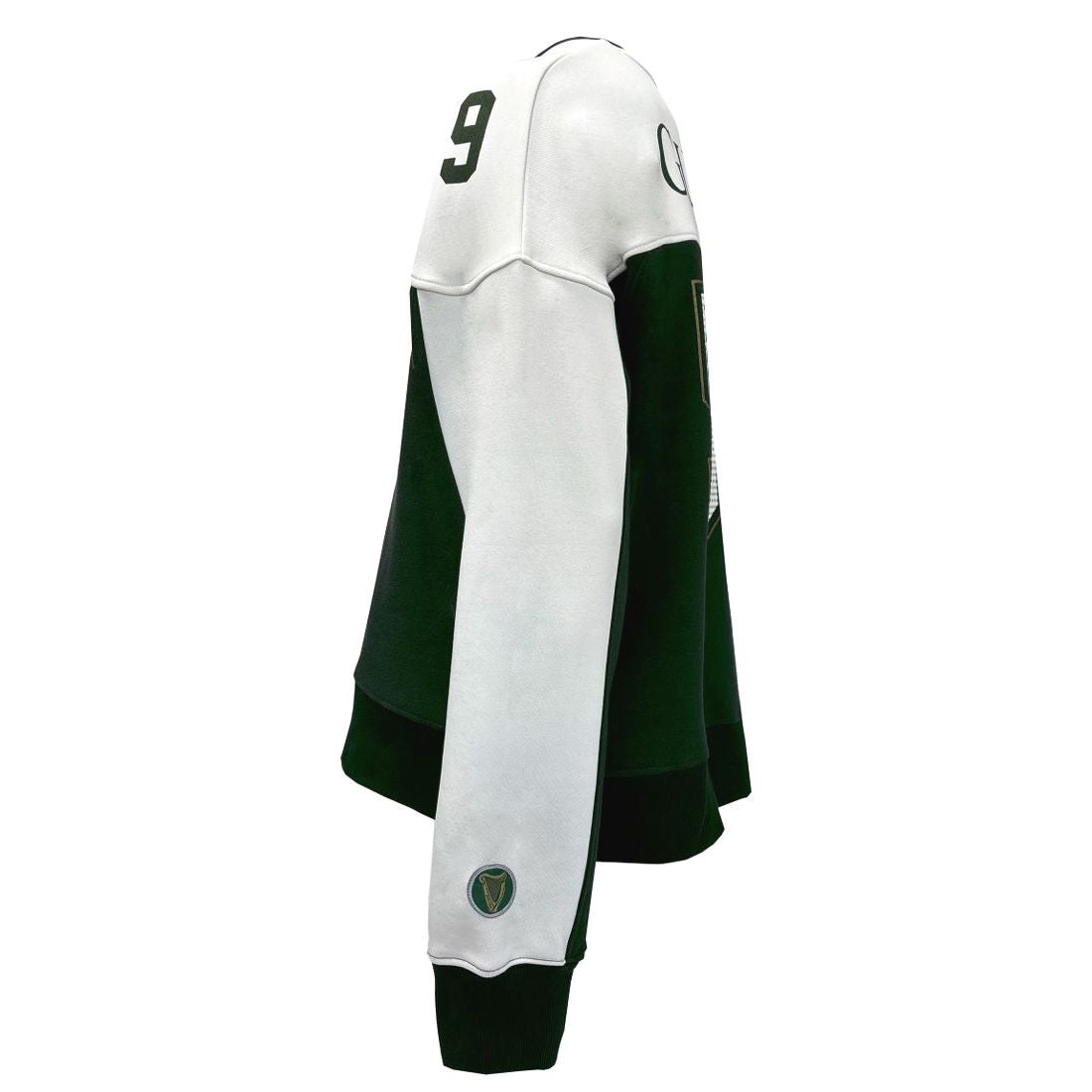 Green & Cream Toucan Guinness Game Day American Football Sweater