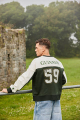 Green & Cream Toucan Guinness Game Day American Football Sweater