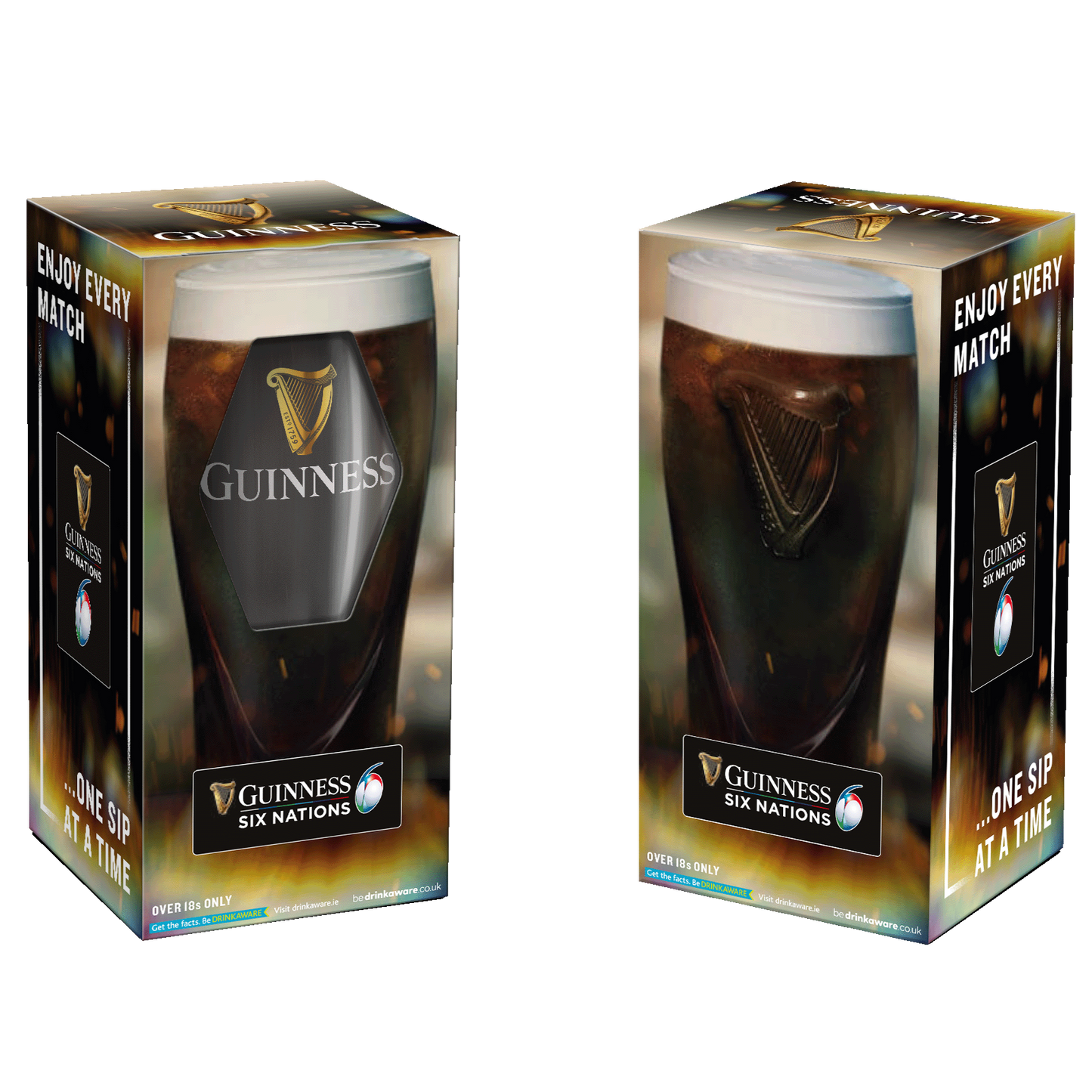 Guinness Six Nations Promo Glass