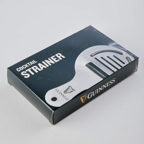 Guinness and Urban Bar cocktail strainer in a Guinness branded box