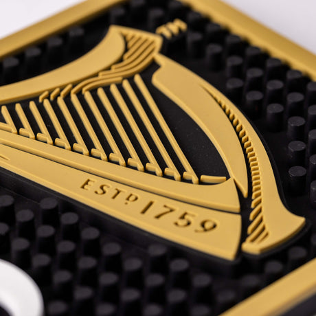 Guinness Black & Gold PVC Bar Mat