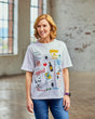 Girl wearing the Guinness Storehouse Exclusive white t-shirt.