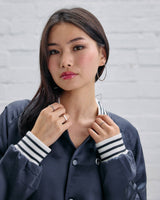 Guinness Hand Drawn Toucan Grey Varsity Jacket