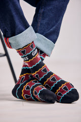 Guinness Time Burgundy Christmas Socks