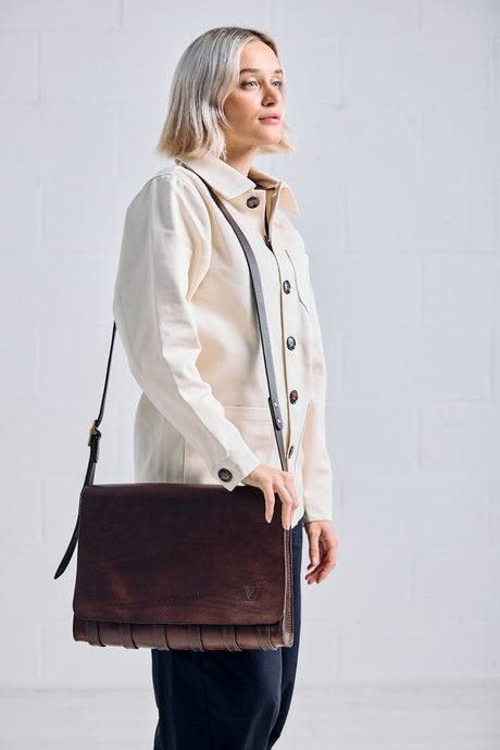 De Bruir Guinness Leather Laptop Bag