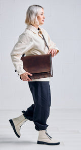 De Bruir Guinness Leather Laptop Bag