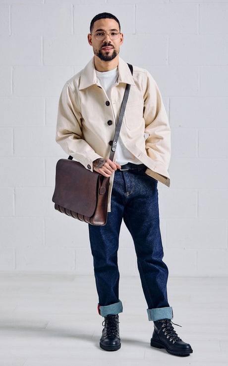 De Bruir Guinness Leather Laptop Bag