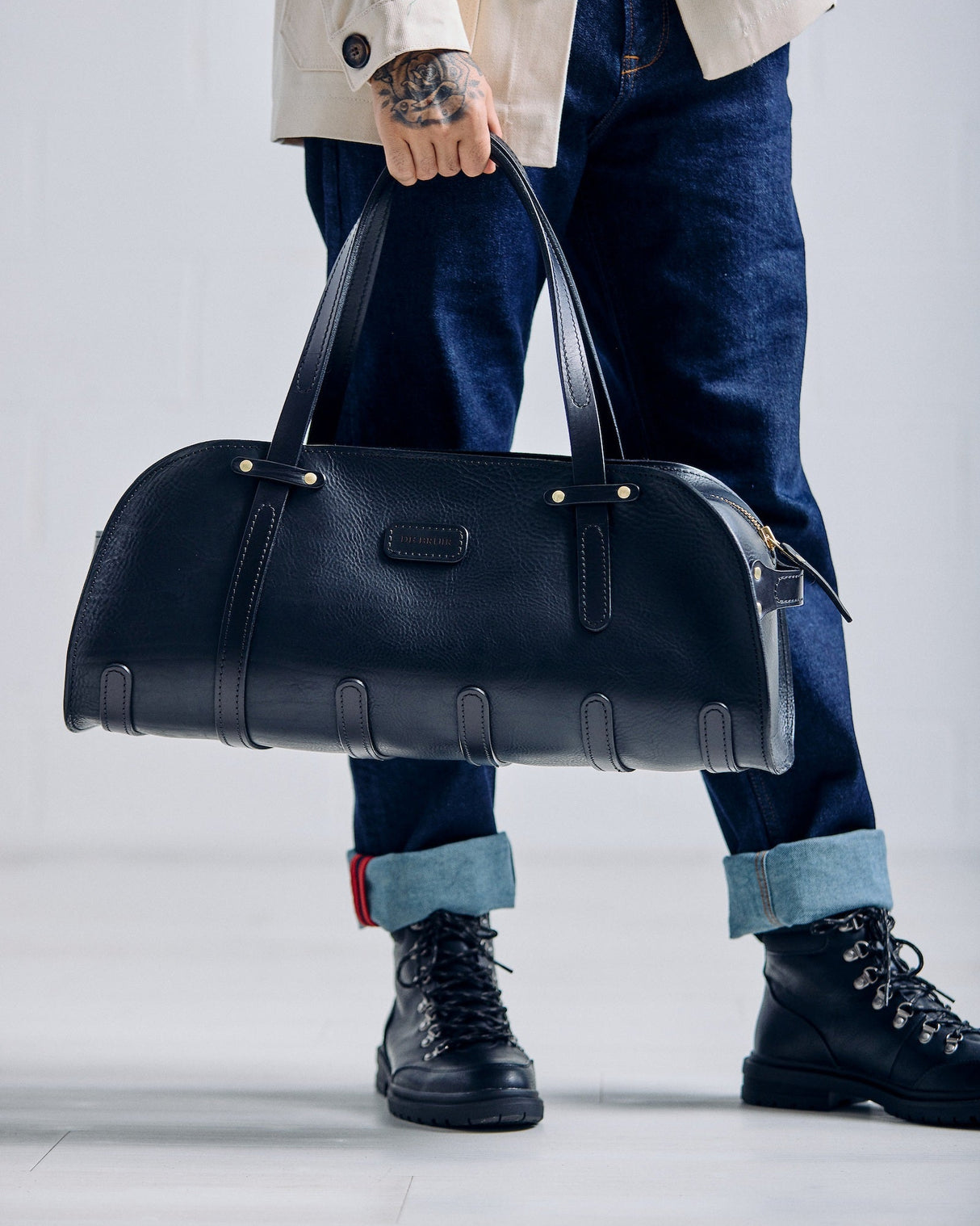 De Bruir Guinness Leather Sports Bag
