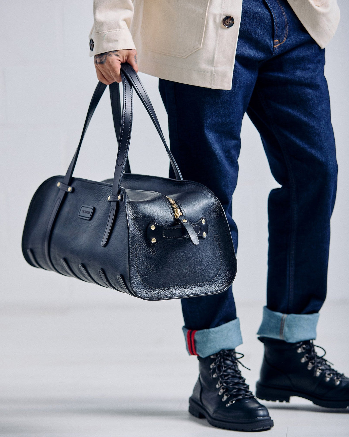 De Bruir Guinness Leather Sports Bag