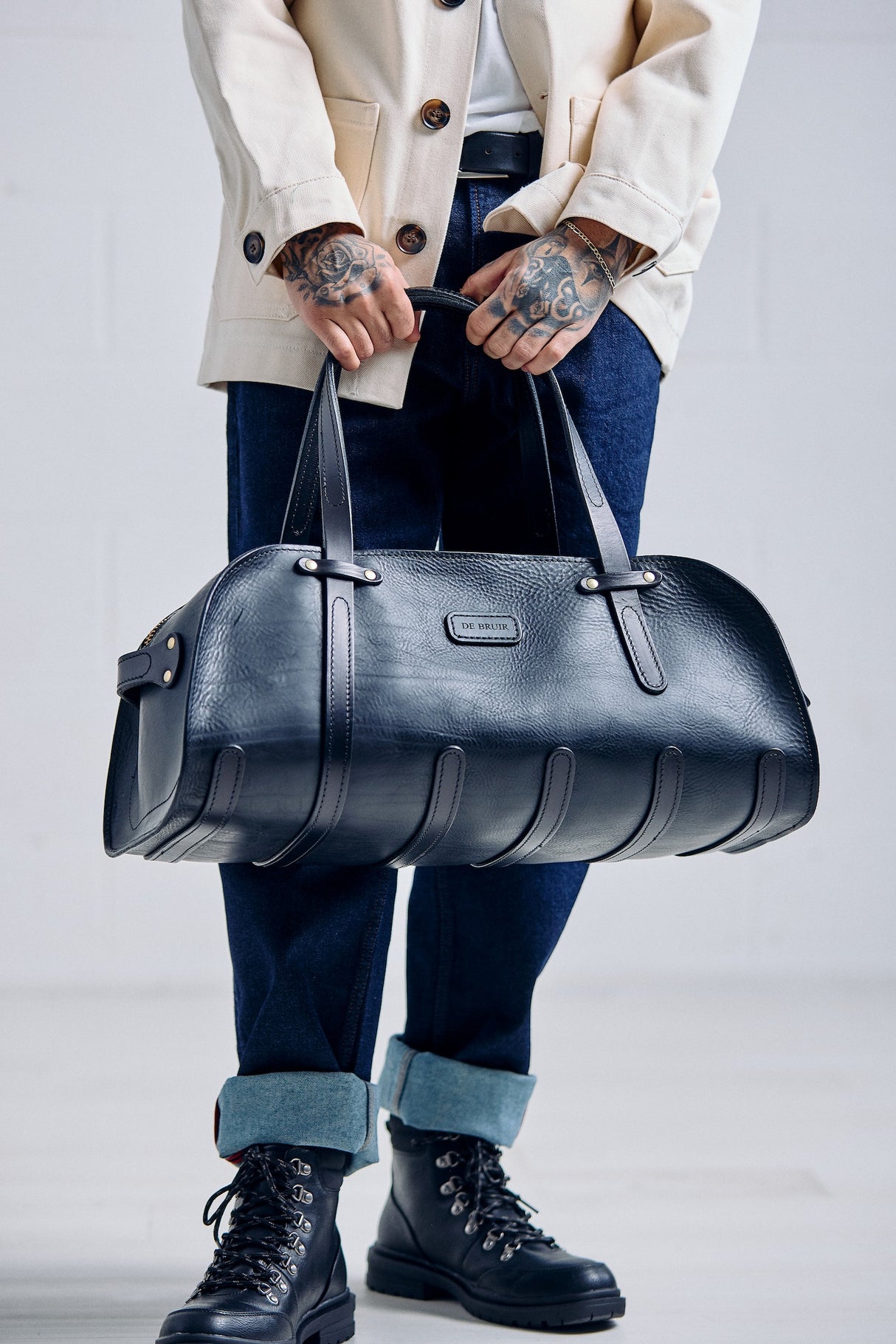 De Bruir Guinness Leather Sports Bag