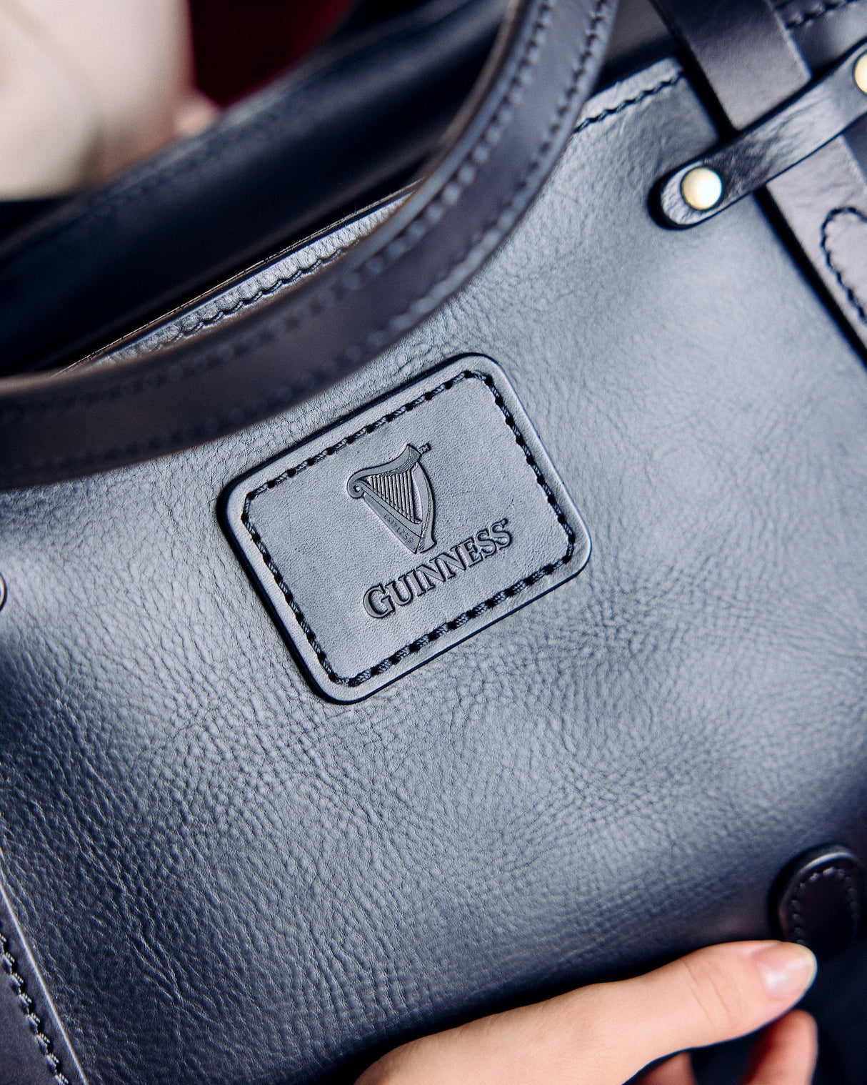 De Bruir Guinness Leather Sports Bag