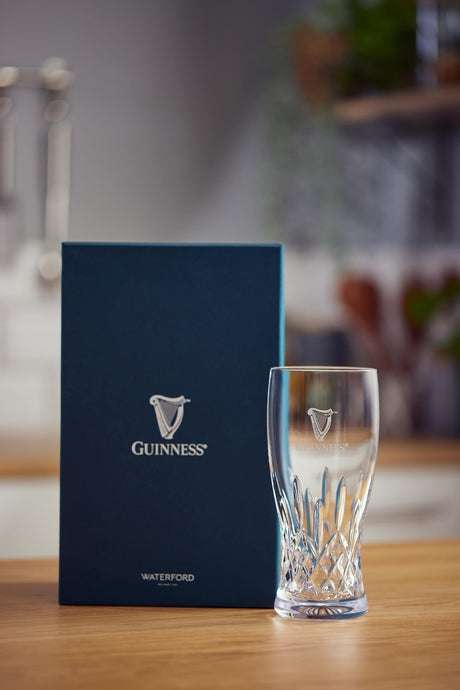 Image of Guinness x Waterford Lismore pint glass with gift box