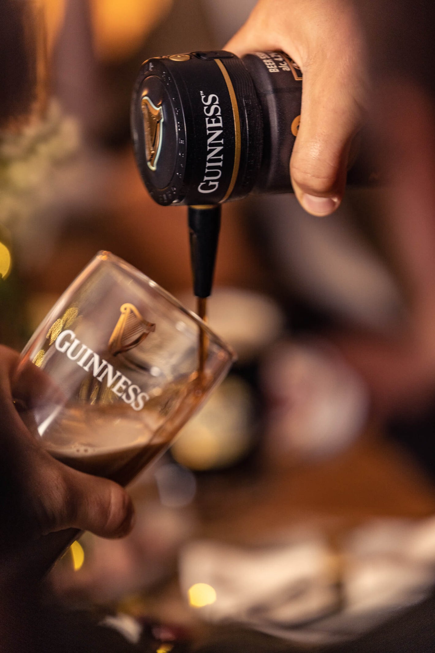 Guinness Nitrosurge in use